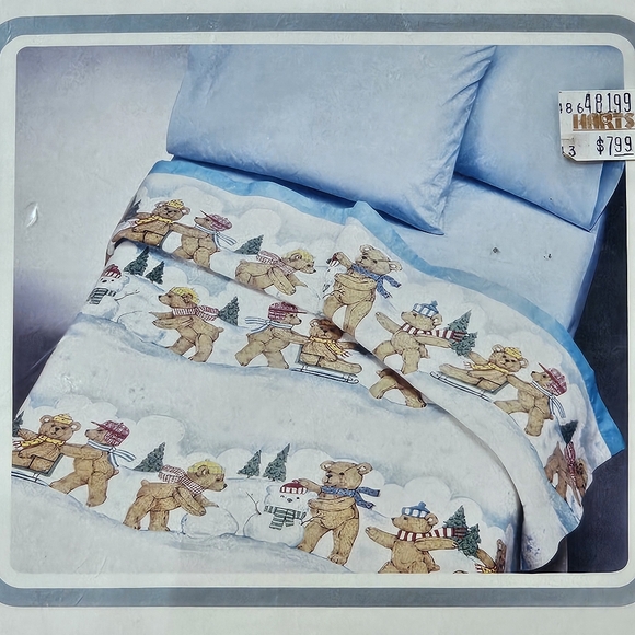 Vintage St. Mary's Matt's Bears Twin OR Full Blanket - Picture 3 of 6